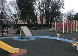Little Angels Nursery in New Milton has access to a lovely playground